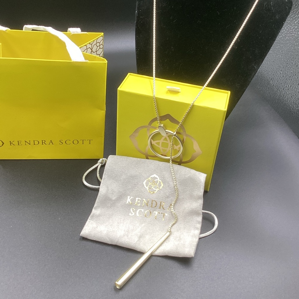 Kendra Scott Gold Bar Necklace